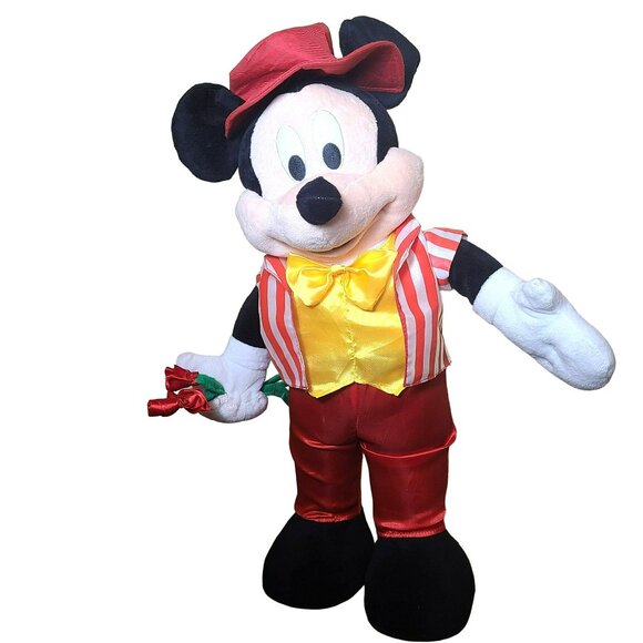 Gemmy Disney Mickey Valentine's Day 23" Standing Door Greeter Plush 2015